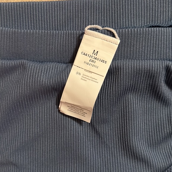 Cupshe blue ribbed bikini - Picture 5 of 5